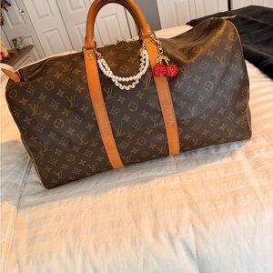 Louis Vuitton Monogram Keepal 50